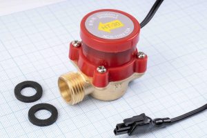 Реле протоку води HT-30 (датчик потоку води) внутрішня 3/8", зовнішня 1/2"