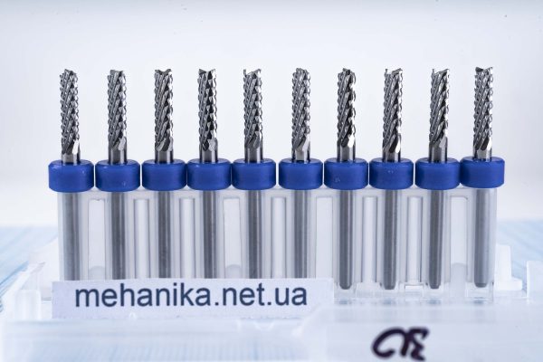Фреза твердосплавна "Кукурузка", хвостовик 3.175, діаметр фрези 0.5-3.0 мм