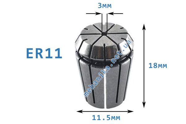 Цанги для деревообробки ER11