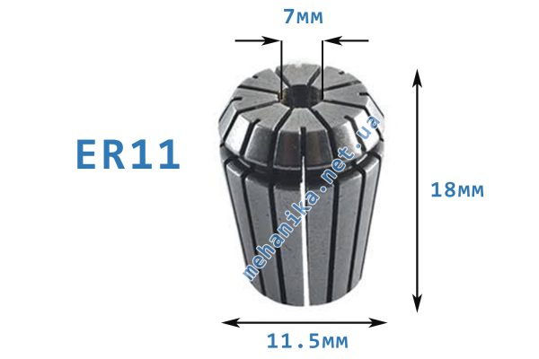 Цанги для деревообробки ER11