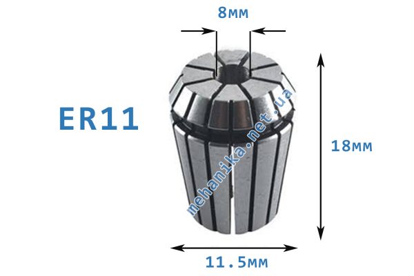 Цанги для деревообробки ER11