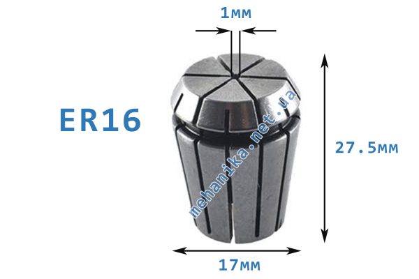 Цанги для деревообробки ER16