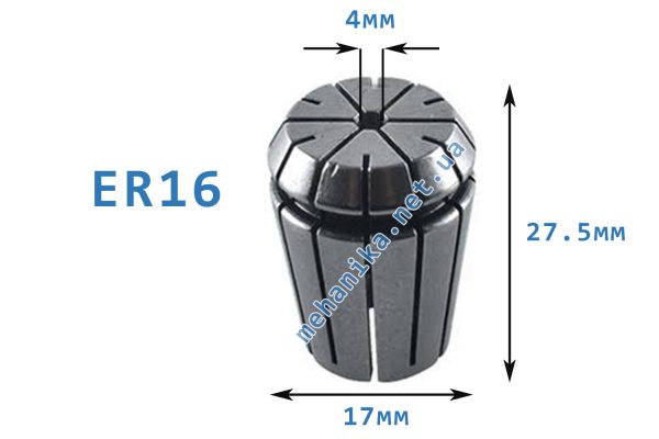 Цанги для деревообробки ER16