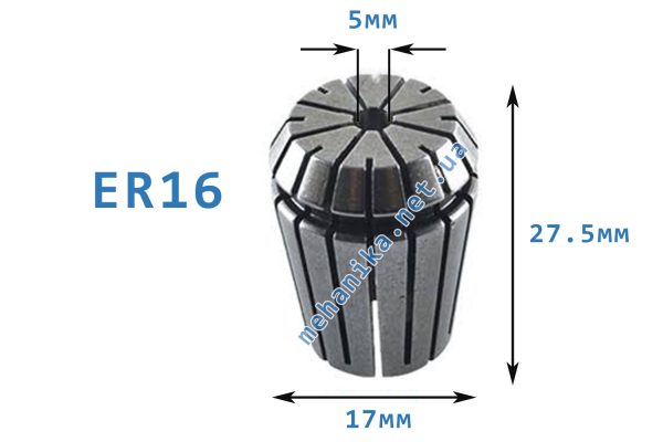 Цанги для деревообробки ER16