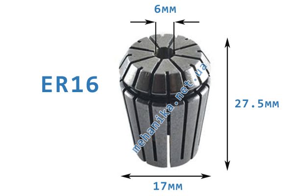 Цанги для деревообробки ER16