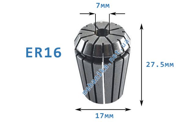 Цанги для деревообробки ER16