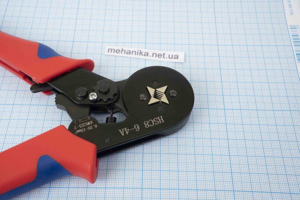 Кліщі для обтиску (кримпер) трубчастих наконечників HSC8 6-4A (0.25-10 мм²)
