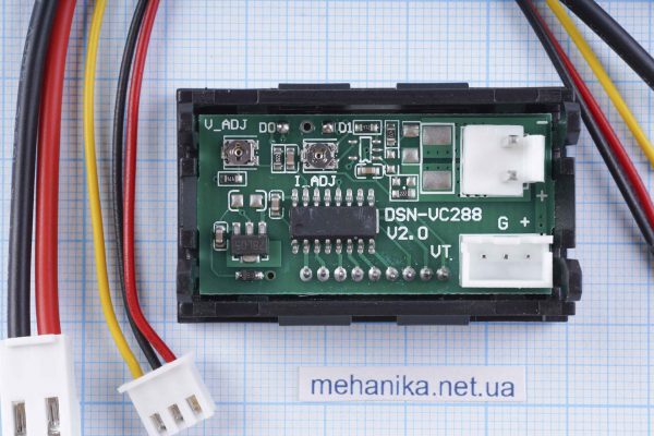 Вольтметр + амперметр цифровий DSN-VC288 V2.0 100А, 5-30V постійного струму, без шунту