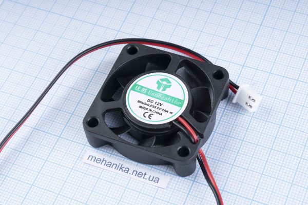 Вентилятор (кулер) корпусний, 40х40х10, 12V