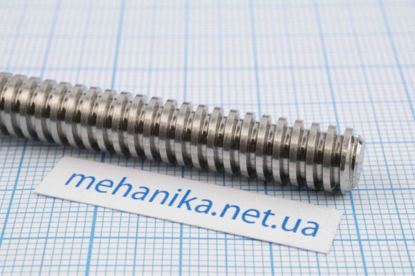 Трапецеїдальний гвинт T8, 1-західний