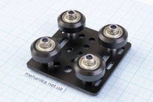 Роликова каретка 65х65 (4 ролики D24 мм) для профілю серії 2020 V-Slot