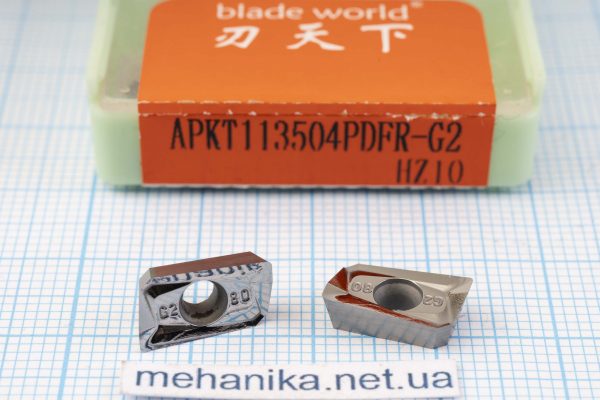Вставка фрезерна (різець) APKT113504PDFR-G2 HZ10 BLADEWORLD 45 HRC