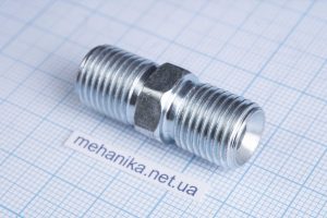 Перехідник різьбовий (фітинг) 1/4" на 1/4"
