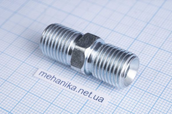 Перехідник різьбовий (фітинг) 1/4" на 1/4"