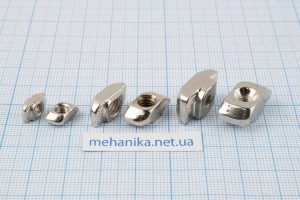 Гайка Т-подібна, поворотна, для верстатного профілю
