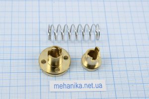 Трапецеїдальна гайка пружинна T8 (анти люфт)