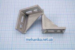 Кутник для з'єднання верстатного профілю 3060, алюміній