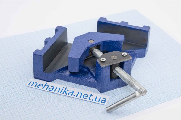 Тиски зварювальні кутові чавунні (150 мм внутрішній кут)