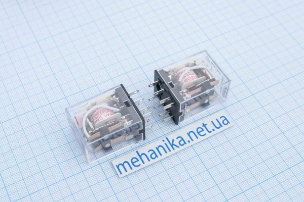 Реле HH52P (MY2NJ) зі світлодіодною індикацією (28V/220V, 5A)
