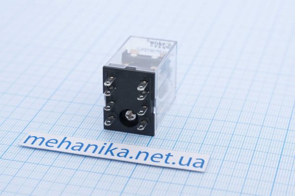 Реле HH52P (MY2NJ) зі світлодіодною індикацією (28V/220V, 5A)