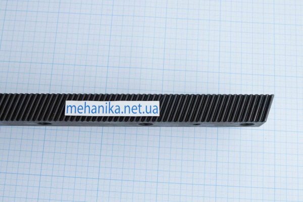 Зубчаста рейка модуль М1.25 (косозуба, 1400 мм)