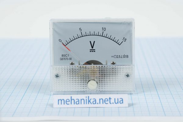 Вольтметр постійного струму 15V (стрілковий)
