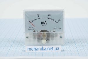 Міліамперметр постійного струму 30 mA (стрілковий)