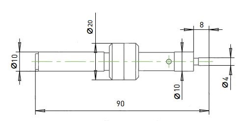 Кромкоискатель для фрезерного станка 1 CE-420