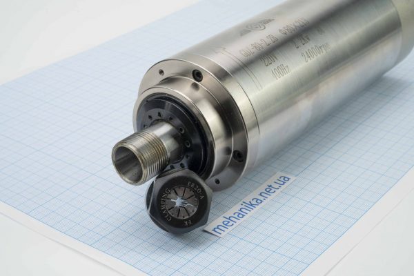 Шпиндель GDZ-80-2.2 (2.2kW, d80мм), цанга ER20, з рідинним охолодженням
