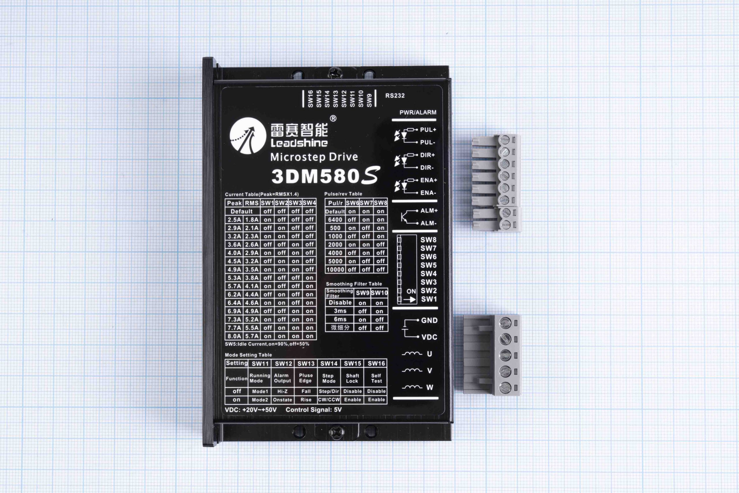 Драйвер крокового двигуна трифазний LeadShine 3DM580S