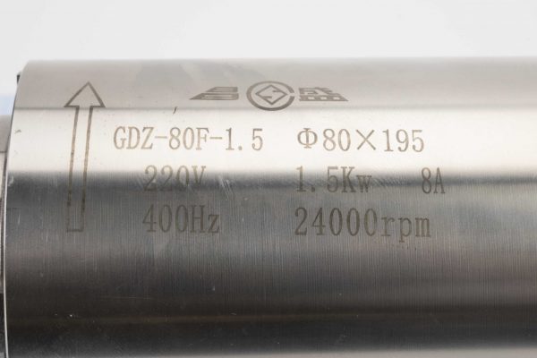 Шпиндель GDZ-80F-1.5 (1.5kW, d80мм), цанга ER11, з повітряним охолодженням