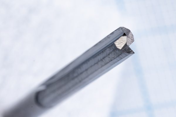 Фреза твердосплавна ZPR 3.175*22*38, пряма, з рівним кінцем, 2 прямі ножі