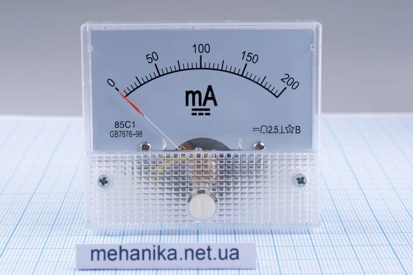 Мікроамперметр постійного струму 200 mA