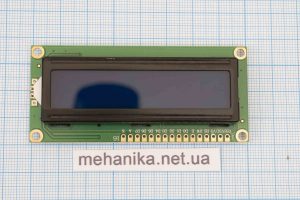 LCD 1602 символьний дісплей 16x2 (синій)