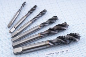 Мітчик спіральний, з покриттям Tecrona, кобальтова сталь HSS Co-5%