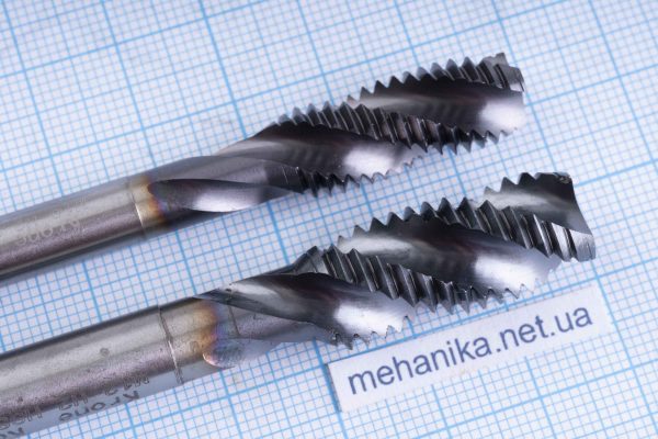 Мітчик спіральний, з покриттям Tecrona, кобальтова сталь HSS Co-5%