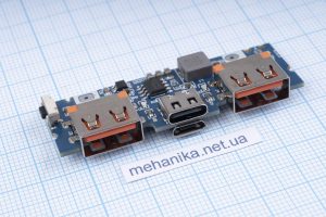 Контролер заряду Li-ion, модуль для повербанку 2х5V2.4A (LX-LBU2C)