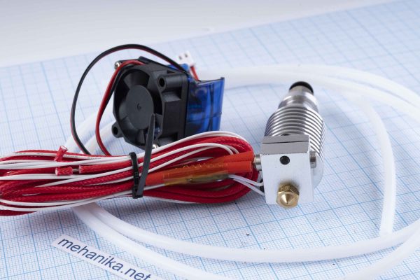 Блок нагріву комплект, екструдер E3D V6 із кулером, 12V