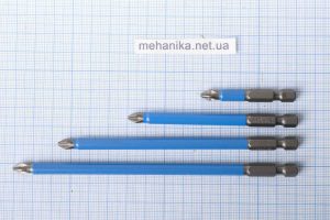 Біта PH2, з шестигранним хвостовиком на шуруповерт, імпакт