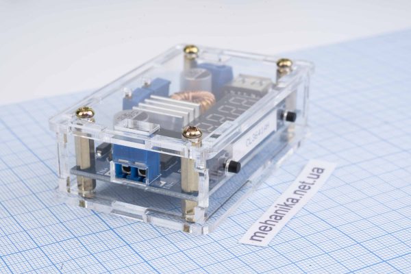 Перетворювач напруги знижуючий XY-HXC XL4015 DC-DC 5-36V/1.25-32V 5A, у корпусі