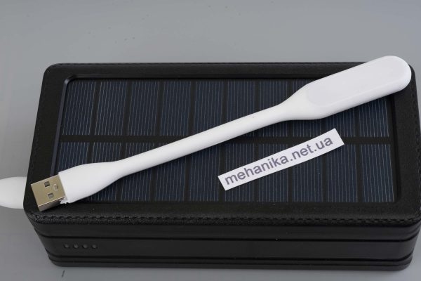 Ліхтарик гнучкий USB - білий