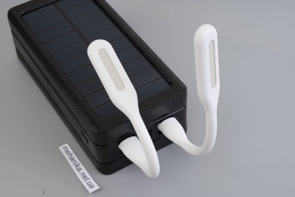 Ліхтарик гнучкий USB - білий