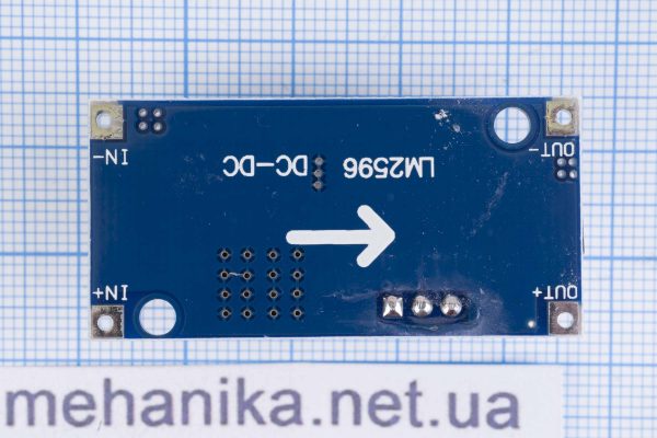 Перетворювач напруги, знижуючий LM2596S, DC-DC, 4-35V/1.3-30V 3A