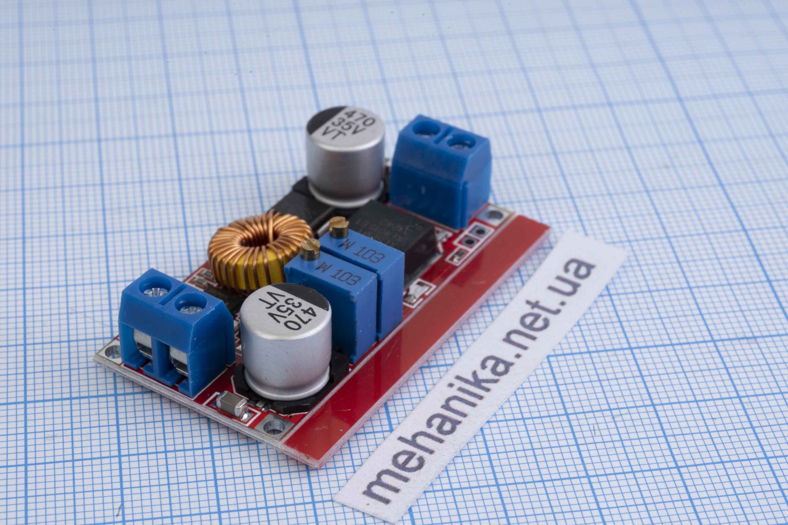 Перетворювач напруги, знижуючий XL4015, DC-DC, 4-36V/1.25-32V 5A