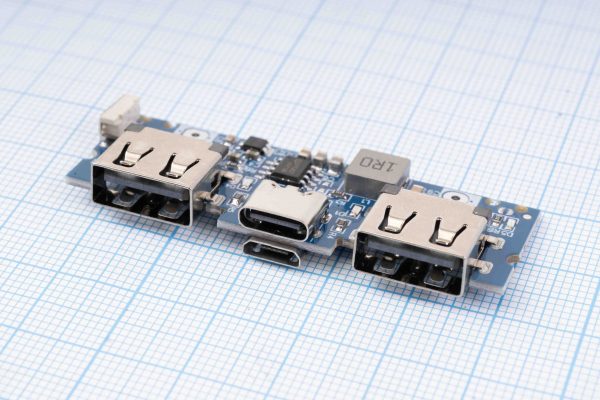 Контролер заряду Li-ion, модуль для повербанку 2х5V2.4A (LX-LBU2C)