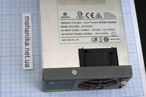 Блок живлення постійного струму 48V 3000W, серверний адаптована панель.