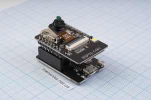 Модуль ESP32-CAM (2M x 8bits) з камерою OV2640, WiFi/Bluetooth, AI-Thinker HW-818 + ESP32-CAM MB microUSB