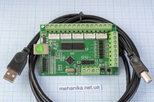 Плата управління ЧПУ, MACH3 V2.1 USB контролер, 5 осей + кабель 150 см