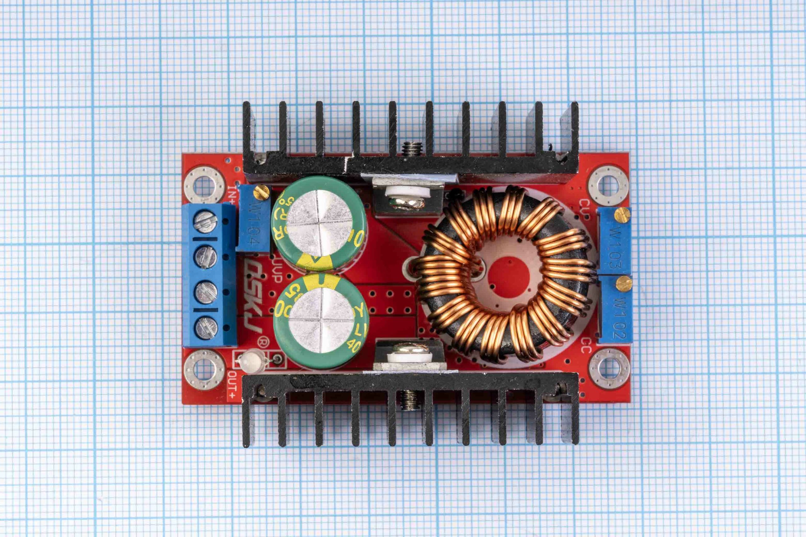 Перетворювач напруги, підвищуючий/знижуючий, стабілізаційний, DC-DC, 10-35V/1-35V 12A