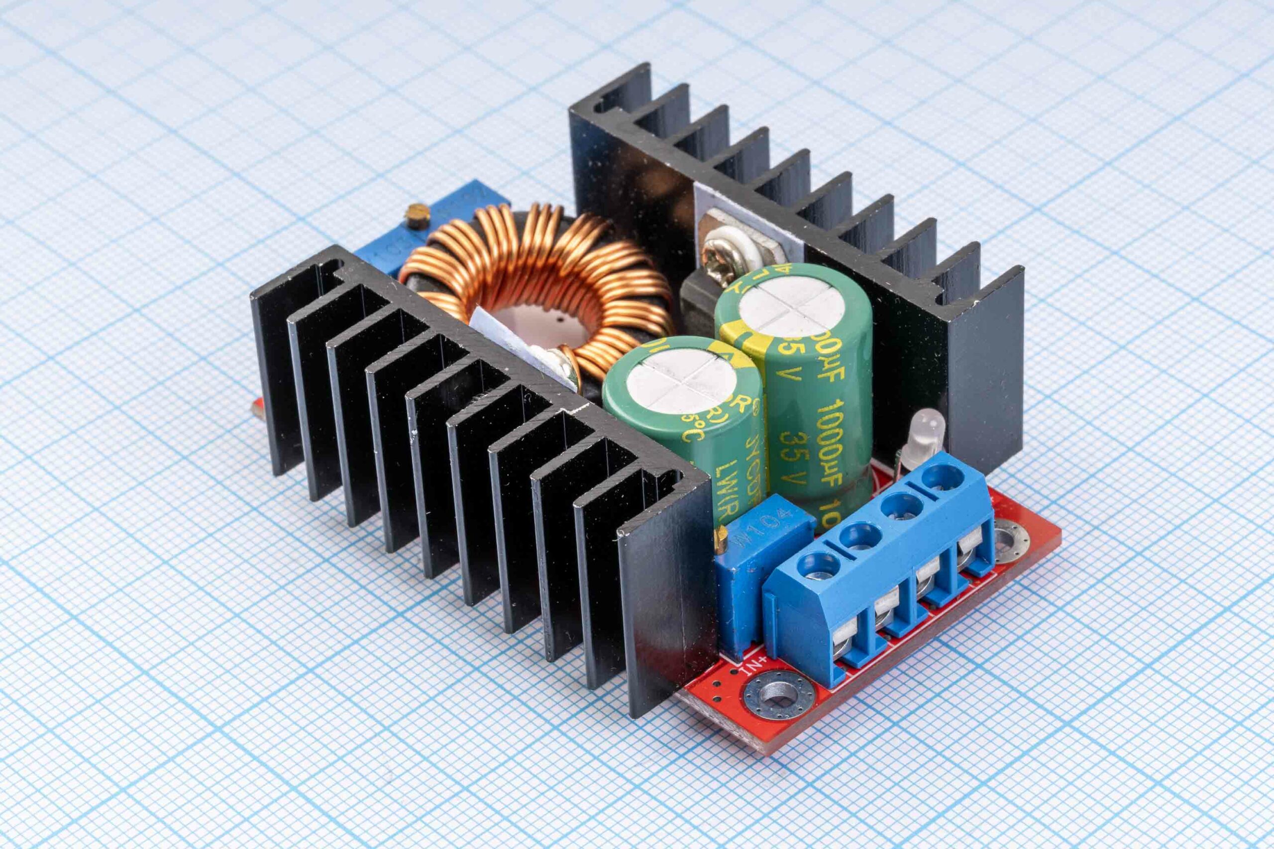 Перетворювач напруги, підвищуючий/знижуючий, стабілізаційний, DC-DC, 10-35V/1-35V 12A